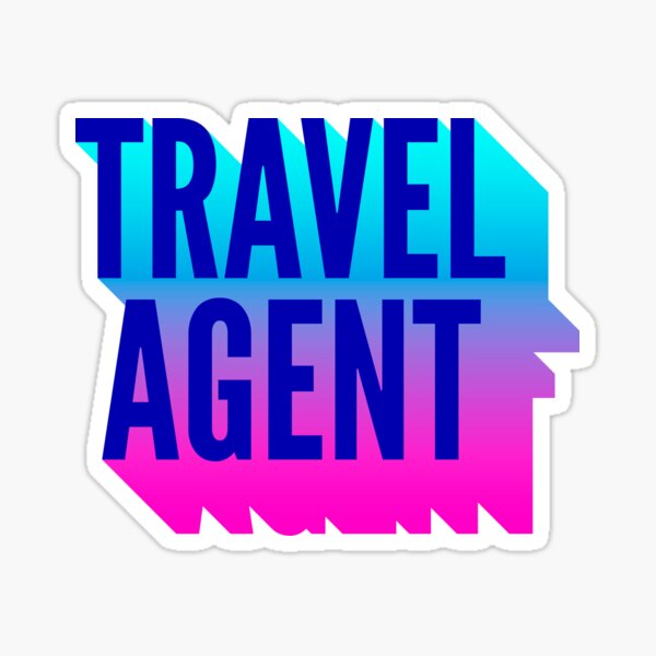 Item preview, Travel agent With Long Gradient Shadow designed and sold by SVPOD.