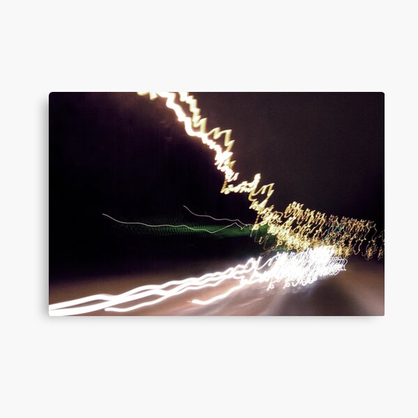 Abstract city lights Canvas Print