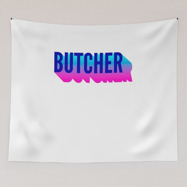 Item preview, Butcher With Long Gradient Shadow designed and sold by SVPOD.