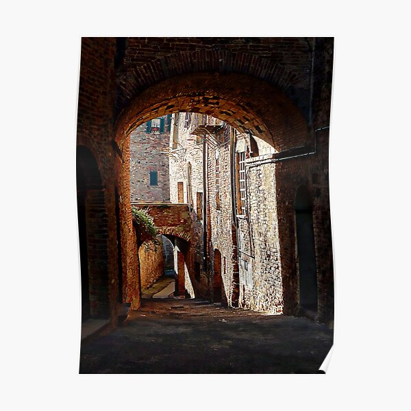 Arch to Arch Citta della Pieve Poster