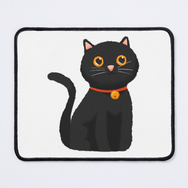 Item preview, Smiling Happy Black Cat designed and sold by muriwaimall.