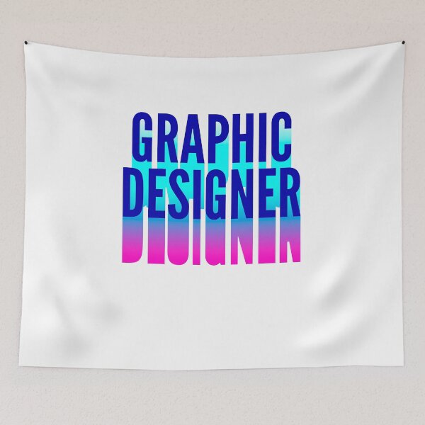 Item preview, Graphic Designer With Long Gradient Shadow designed and sold by SVPOD.