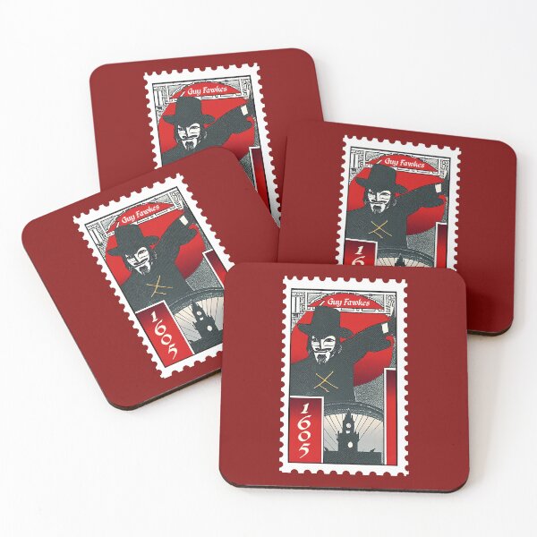Item preview, Guy Fawkes postage stamp designed and sold by SolidEarthArt.