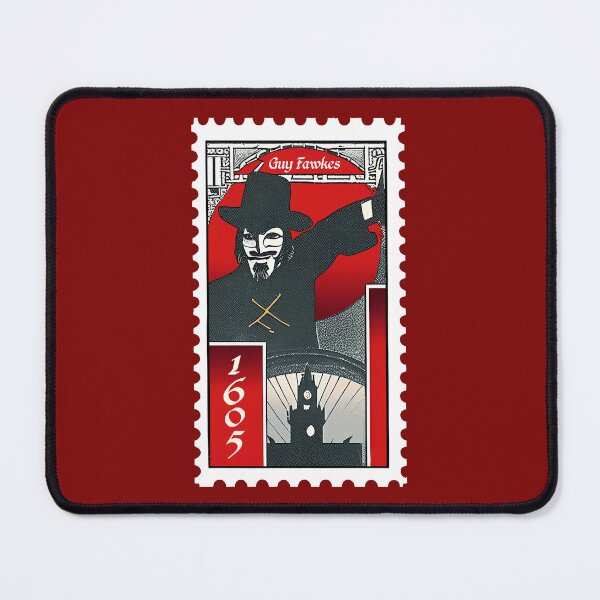 Item preview, Guy Fawkes postage stamp designed and sold by SolidEarthArt.