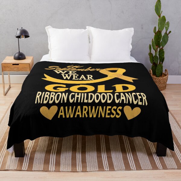 Item preview, Childhood Cancer Awareness In September We Wear Gold Ribbon designed and sold by ghostsanda.