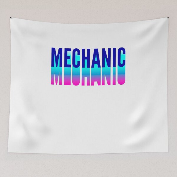 Item preview, Mechanic With Long Gradient Shadow designed and sold by SVPOD.