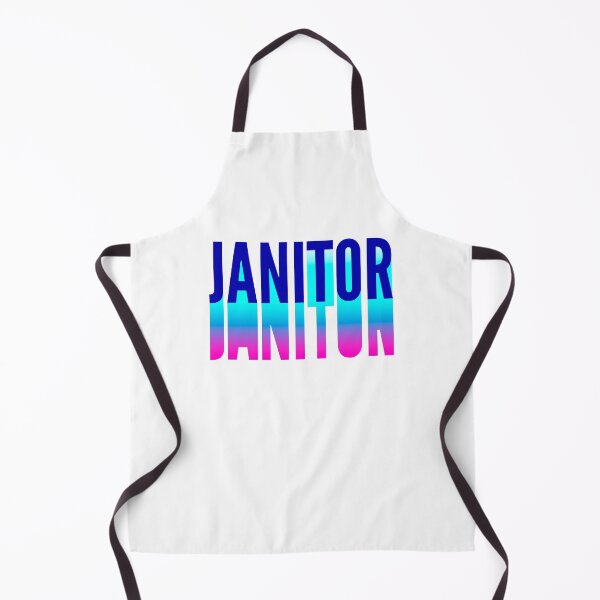 Item preview, Janitor With Long Gradient Shadow designed and sold by SVPOD.