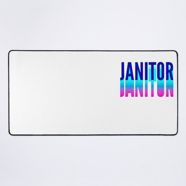 Item preview, Janitor With Long Gradient Shadow designed and sold by SVPOD.