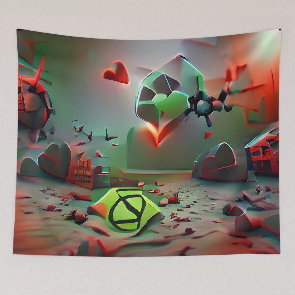Item preview, Electronic Love designed and sold by AbstractlyArt.