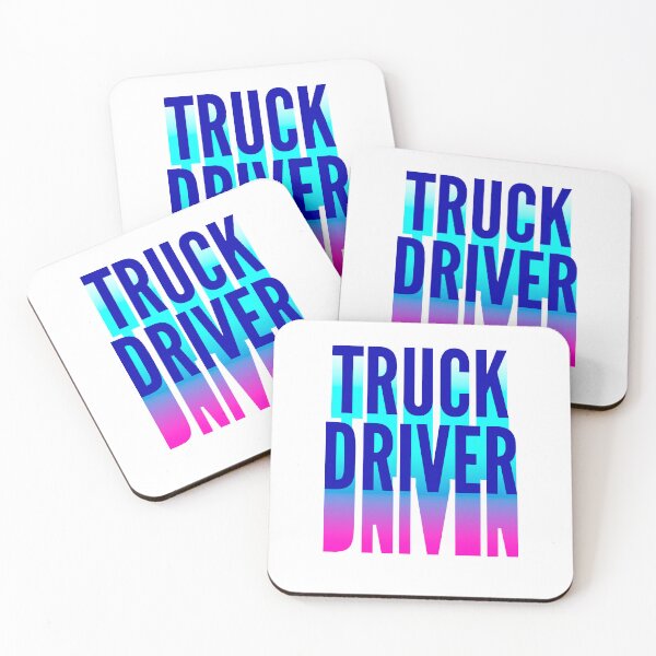 Item preview, Truck Driver With Long Gradient Shadow designed and sold by SVPOD.