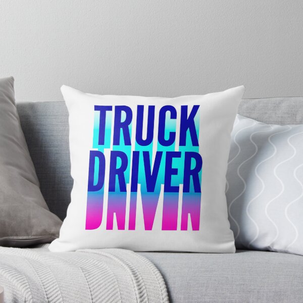 Item preview, Truck Driver With Long Gradient Shadow designed and sold by SVPOD.