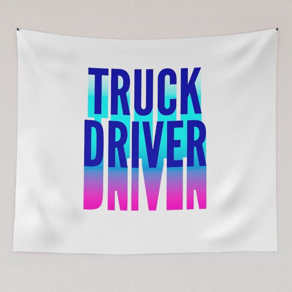 Item preview, Truck Driver With Long Gradient Shadow designed and sold by SVPOD.