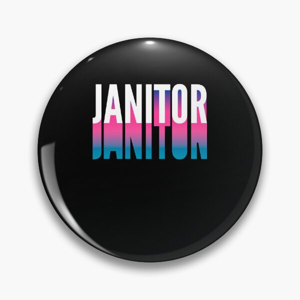 Item preview, Janitor With Long Gradient Shadow designed and sold by SVPOD.