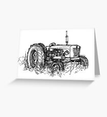David Brown Tractor Greeting Card