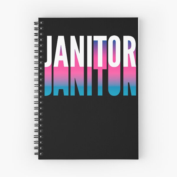 Item preview, Janitor With Long Gradient Shadow designed and sold by SVPOD.