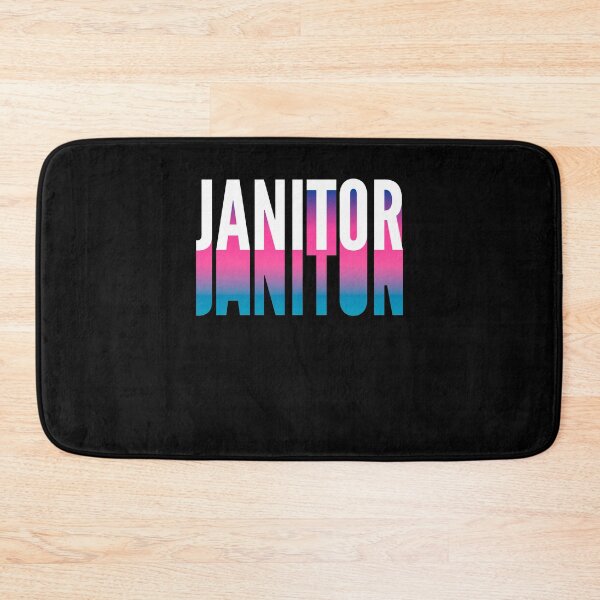 Item preview, Janitor With Long Gradient Shadow designed and sold by SVPOD.