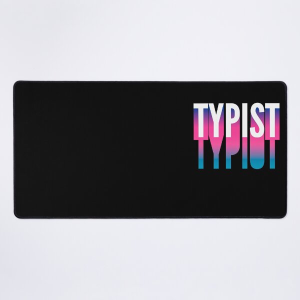 Item preview, Typist With Long Gradient Shadow designed and sold by SVPOD.