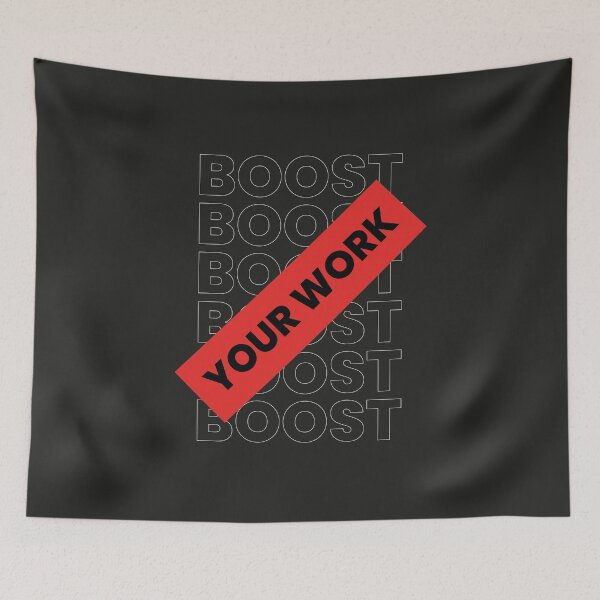 Item preview, Boost your work designed and sold by Pratik Dodiya.