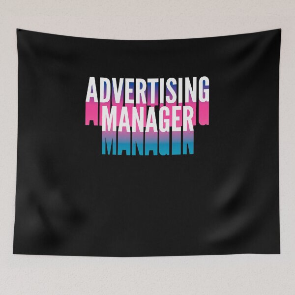 Item preview, Advertising Manager With Long Gradient Shadow designed and sold by SVPOD.