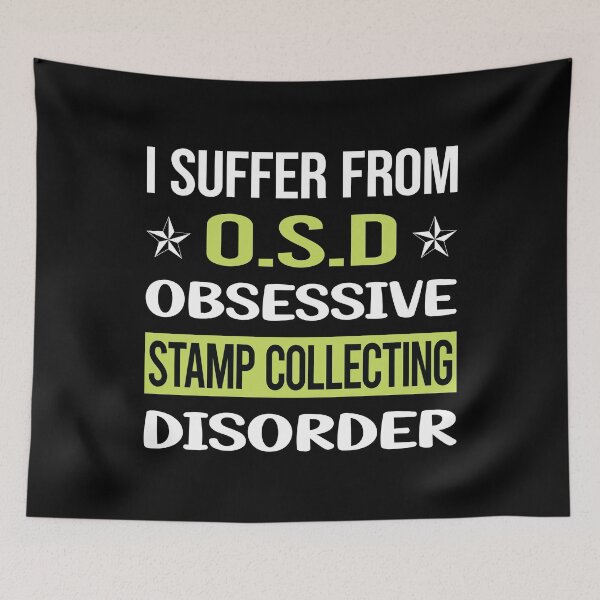 Item preview, Obsessive Love Stamp Collecting Stamps Philately Philatelist designed and sold by DrearyStore60.