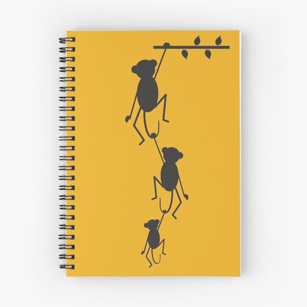 Item preview, 3 Monkey Silhouettes Holding Tails designed and sold by ibadishi.
