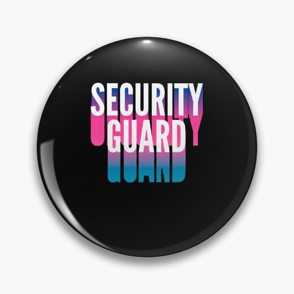 Item preview, Security guard With Long Gradient Shadow designed and sold by SVPOD.