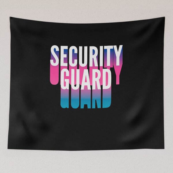 Item preview, Security guard With Long Gradient Shadow designed and sold by SVPOD.