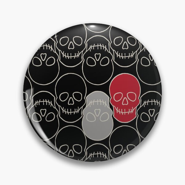 Item preview, Simply Spooky Collection - Skulls - Bat Black and Bone White designed and sold by LAEC-Shop.