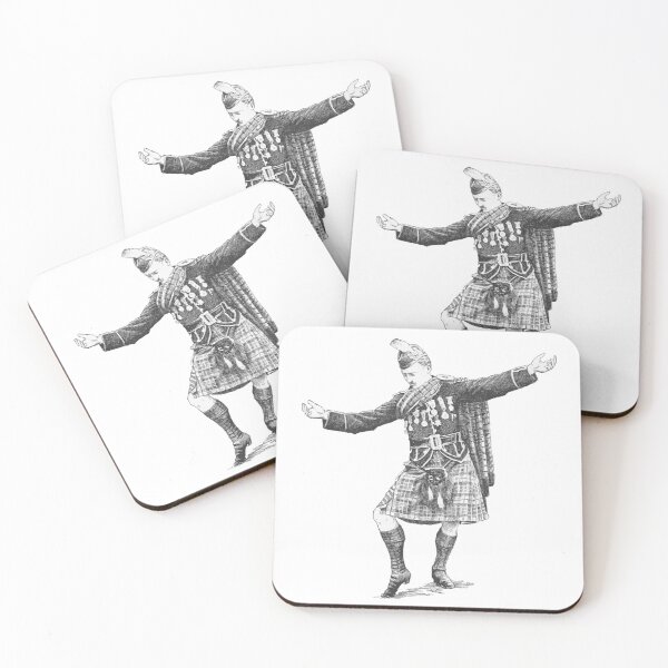 Item preview, Dancing Scottish Highlander designed and sold by Lacebark.