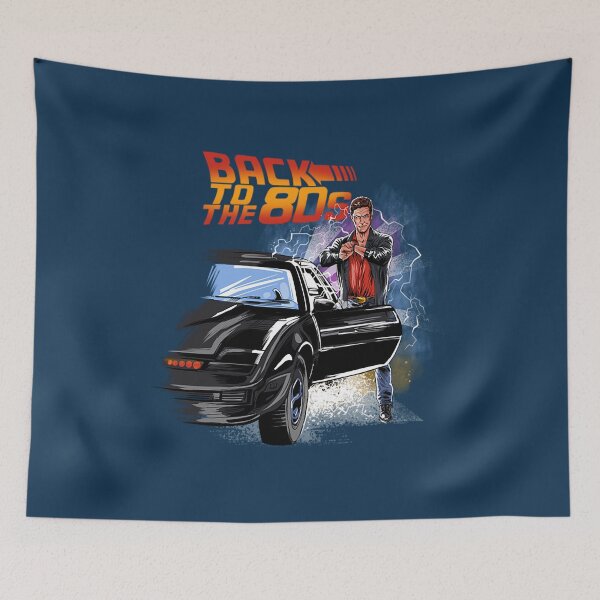 Item preview, Knight Rider T-ShirtBack to the 80s T-Shirt_by Zascanauta_ (1) designed and sold by quantrieutrieu.