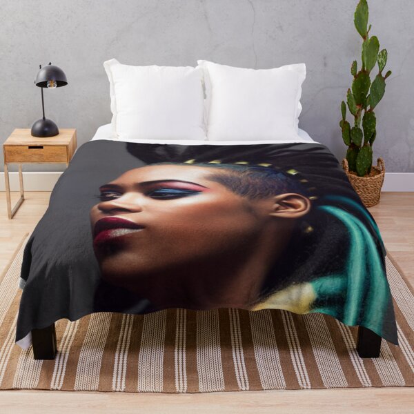 Item preview, Mohawk Queen Natural Hair Dreadlocks Portrait Art designed and sold by LocFestNYC.