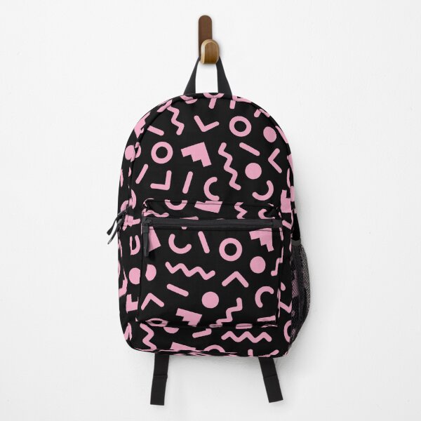 Item preview, Colorful Retro Memphis Style Pattern Pink and Black designed and sold by tonymagnerart.