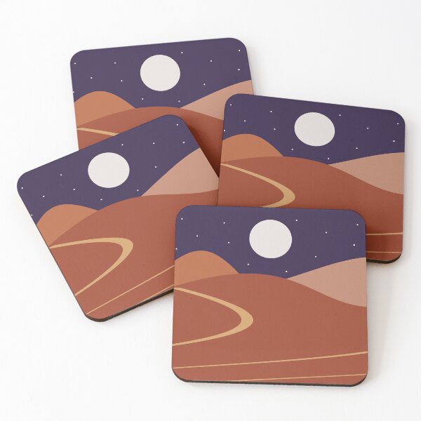 Item preview, Abstract Desert at Night designed and sold by cerenalkan.