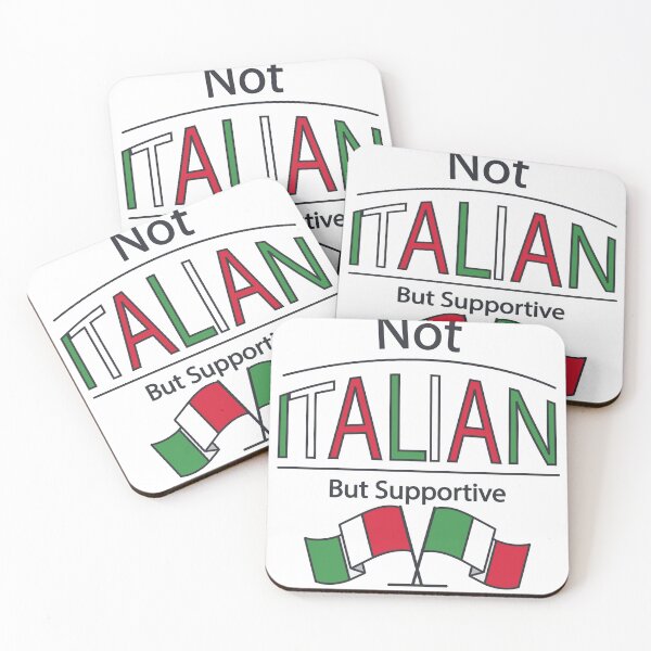 Item preview, Not Italian But Supportive designed and sold by FunsillyShop.