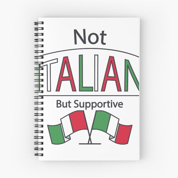 Item preview, Not Italian But Supportive designed and sold by FunsillyShop.