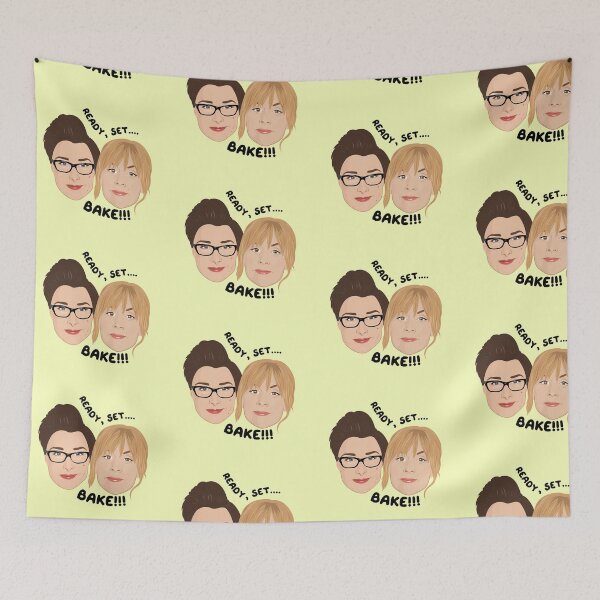 Item preview, Mel and Sue Ready Set Bake! GBBO Bake Off designed and sold by ponychops.