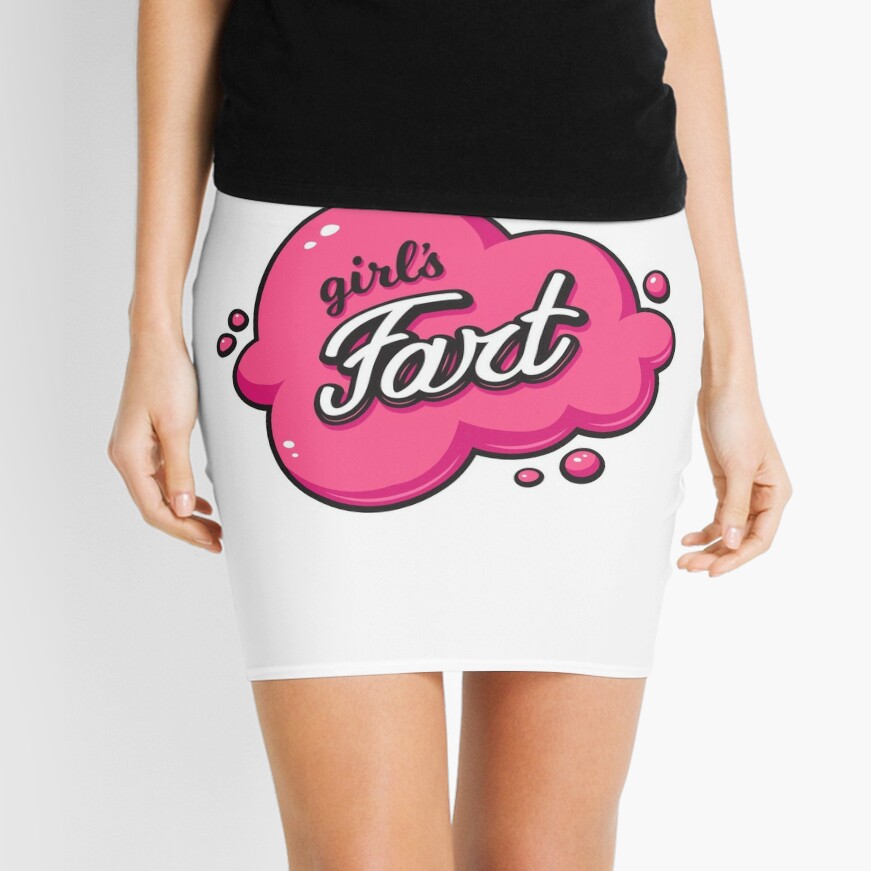 Girls Fart Mini Skirt By Zoljo Redbubble