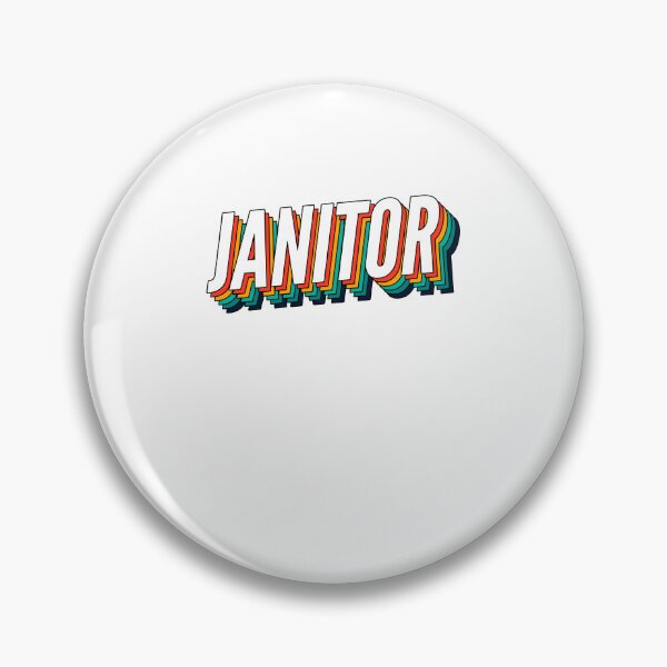 Item preview, Janitor Retro Vintage Label For The Best Janitor  designed and sold by SVPOD.
