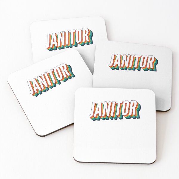 Item preview, Janitor Retro Vintage Label For The Best Janitor  designed and sold by SVPOD.