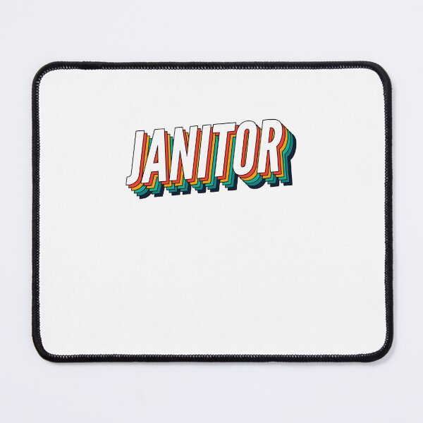 Item preview, Janitor Retro Vintage Label For The Best Janitor designed and sold by SVPOD.