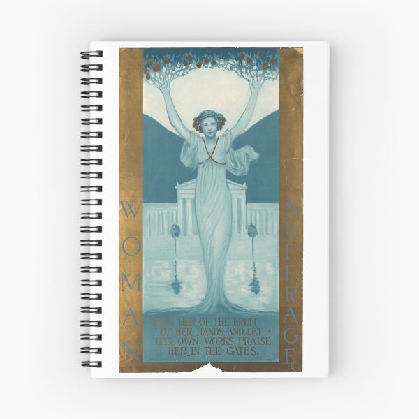 Item preview, Dale los frutos de sus manos Vintage Suffragette Poster Art designed and sold by meckhard.