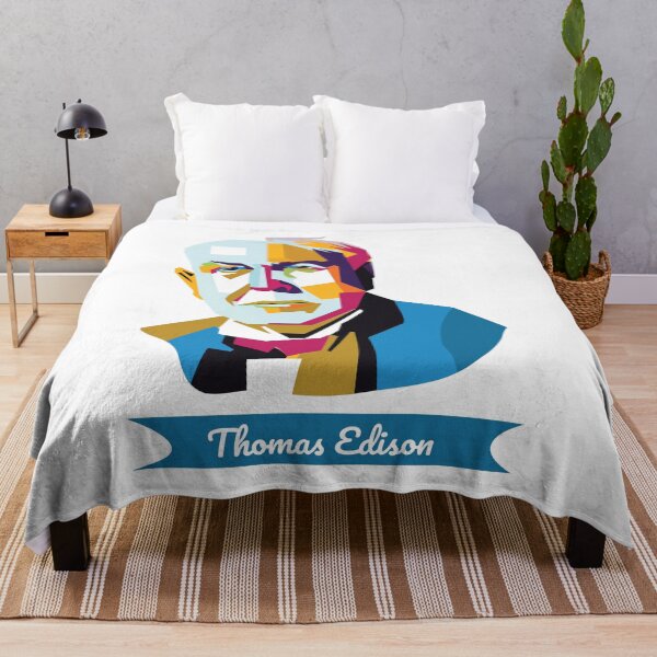 Item preview, Thomas edison portrait designed and sold by KARTICK DUTTA.
