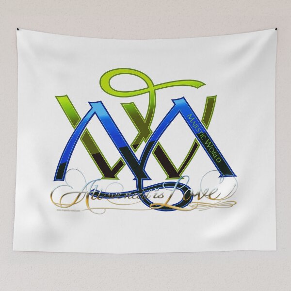 Item preview, All we need is love and Majesticworld; O) designed and sold by majesticworld.