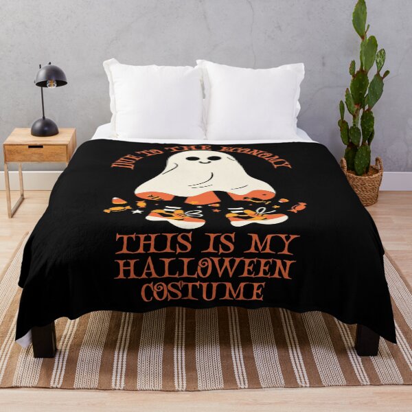 Item preview, Due To The Economy This Is My Halloween Costume Cute Ghost Bedsheet Sneakers Candy designed and sold by Locjeb.