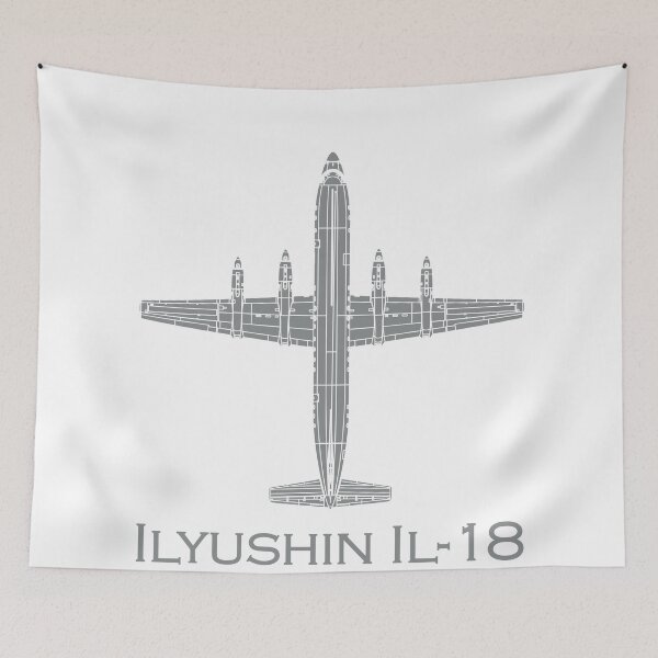 Item preview, Ilyushin Il-18 Model Design designed and sold by avionbubble.