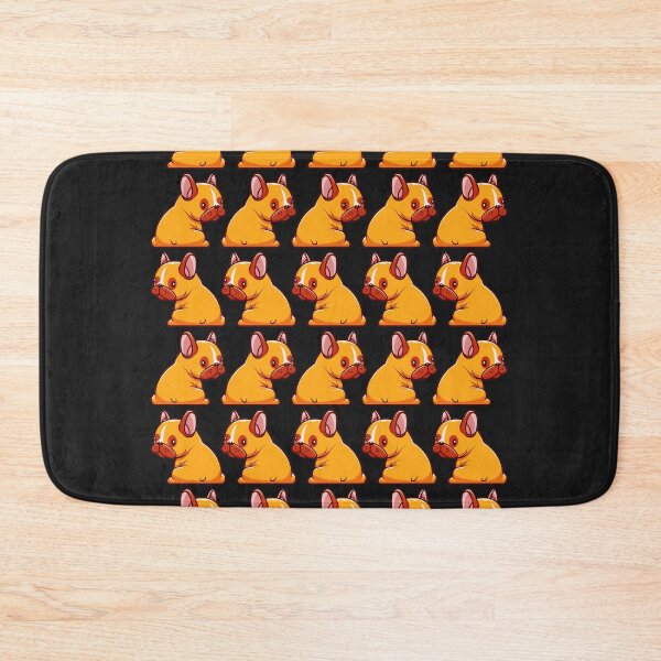 Item preview, Cute Sitting Pug Dog Pattern Happy Pug designed and sold by Pugstuff.