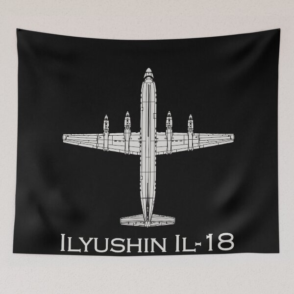 Item preview, Ilyushin Il-18 Model Design designed and sold by avionbubble.