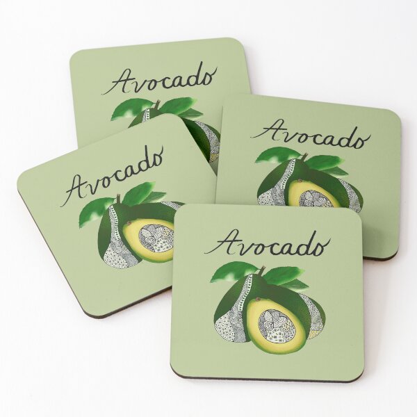 Item preview, Copy of Green Avocado Doodle Art designed and sold by Birgit Dugan.