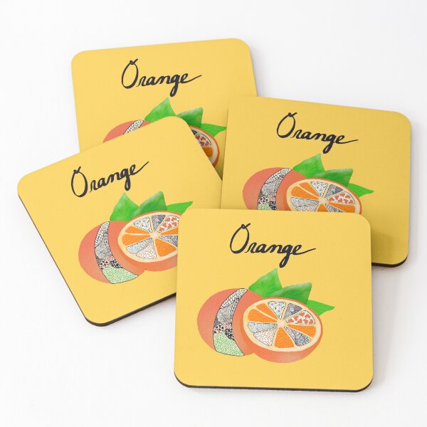Item preview, Fruity Orange Doodle Art designed and sold by Birgit Dugan.