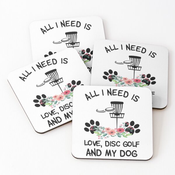 Item preview, All I need Is Love, Disc Golf And My Dog Floral    designed and sold by HeyAysStorex.